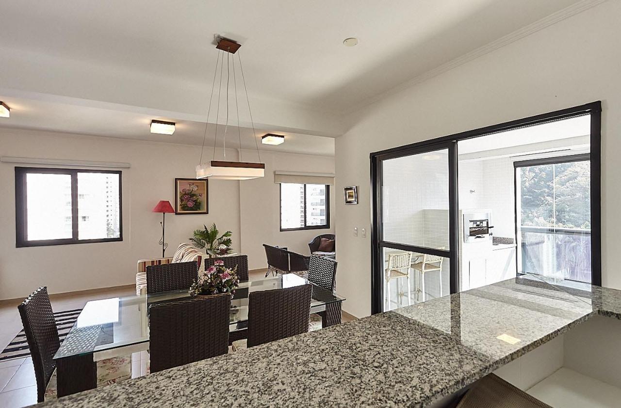 Flat Perola Do Atlantico - 3 Dormitorios Com Varanda Gourmet - Praia Das Pitangueiras Guarujá Exteriör bild