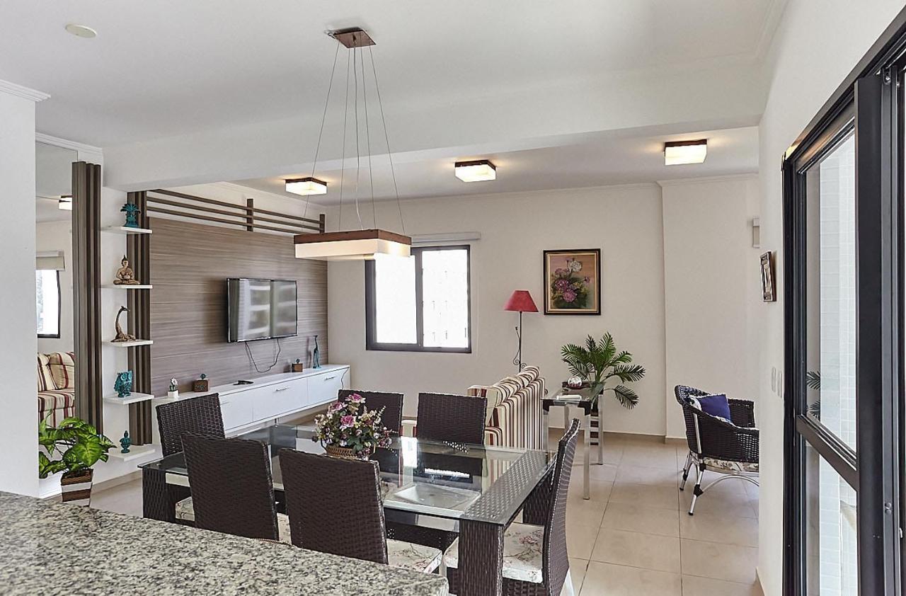 Flat Perola Do Atlantico - 3 Dormitorios Com Varanda Gourmet - Praia Das Pitangueiras Guarujá Exteriör bild